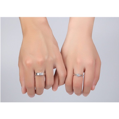 Nhẫn Đôi Phong Cách Âu Mỹ Sang Trọng