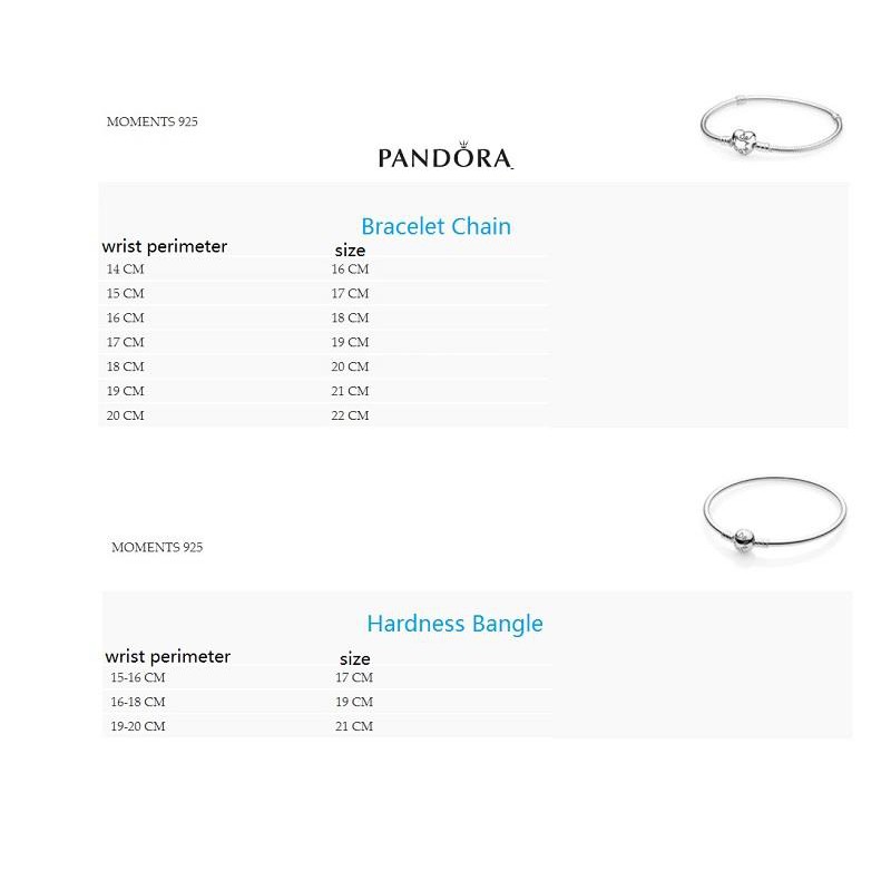 Pandora bracelet bangle S925 Sterling Silver Moments Open Bangle & Disney Moments Mickey Mouse and Minnie Mouse Open Bangle birthday present ของขวัญ DIY gift