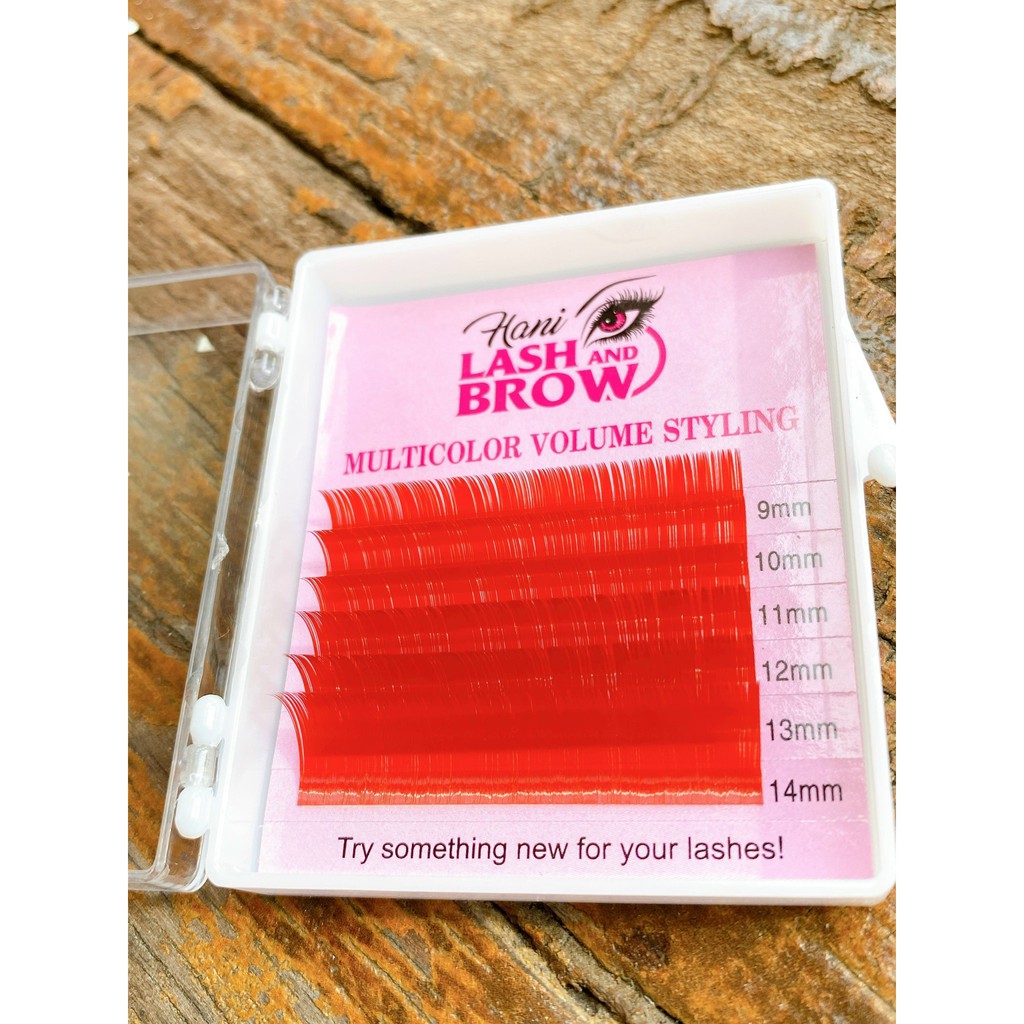Mi Màu 9-14mm, 39k/Khay siêu xinh - Lông Mi Khay Mi Màu Hani