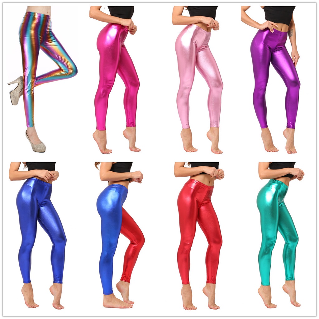 Quần legging giả da thời trang quyến rũ sáng tạo cho nữ