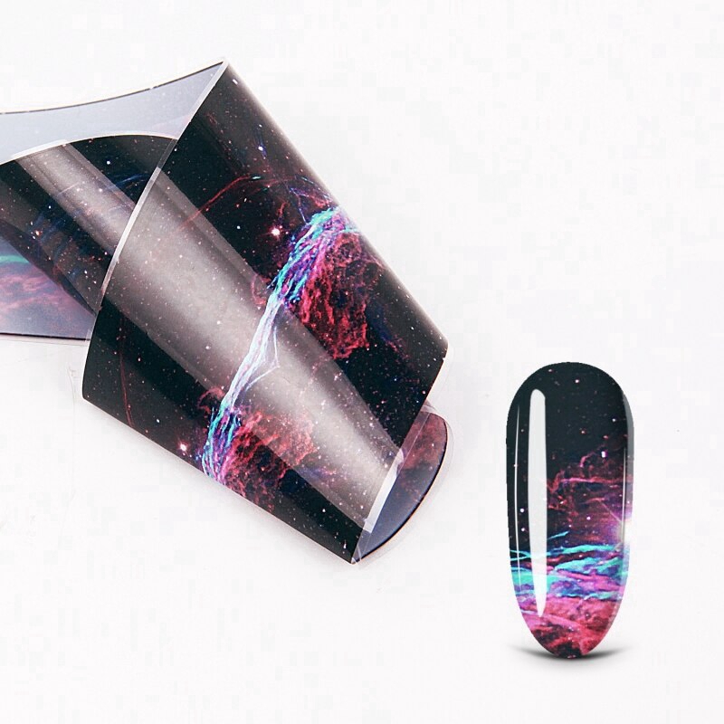 Nhãn dán móng tay họa tiết sơn cầu vồng bằng giấy chất lượng cao