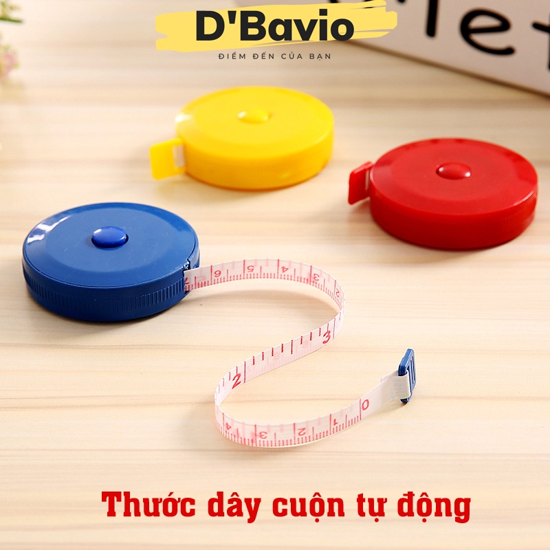 Thước dây cuộn mini tự động dùng để đo các vật dụng trong nhà shop Dbavio