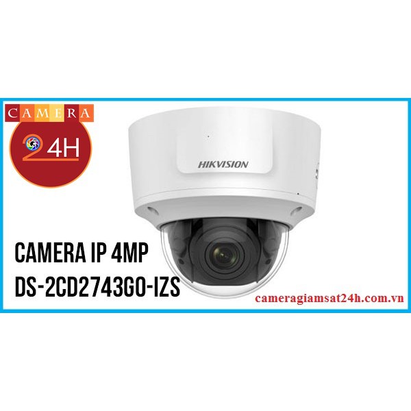 Camera IP 4MP Hikvision DS-2CD2743G0-IZS