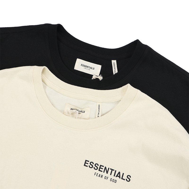 FEAR OF GOD FOG ESSENTIALS double line five-pointed star trend high street style loose short-sleeved T-shirt