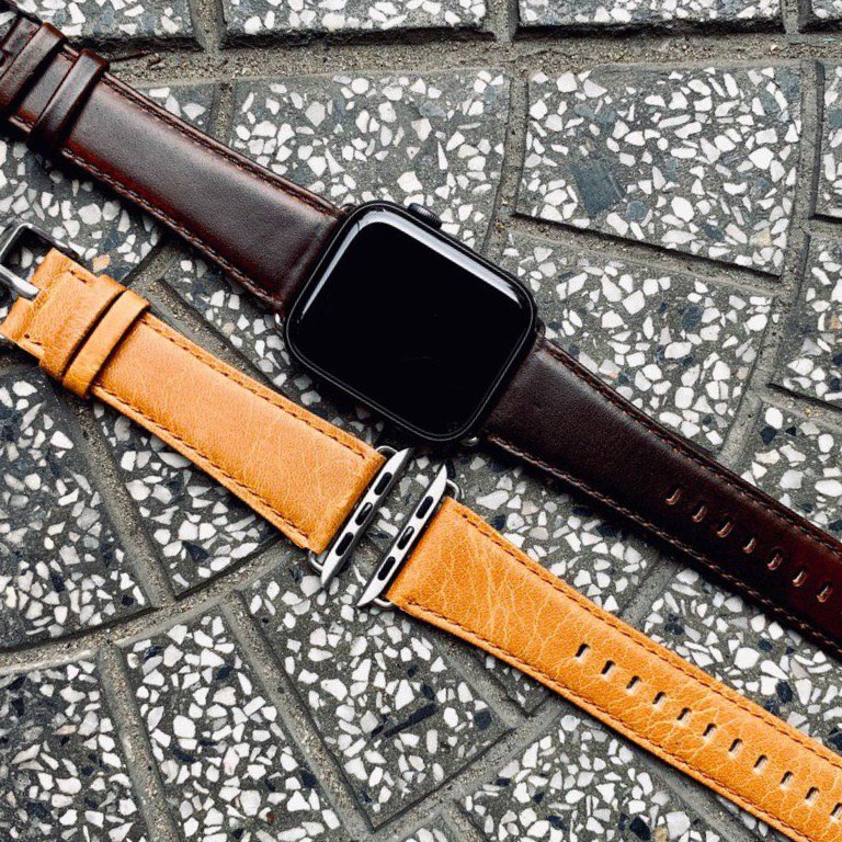 Dây đeo thay thế chất liệu da phong cách cổ điển cho Apple Watch 1/2/3/4/5 42/44mm