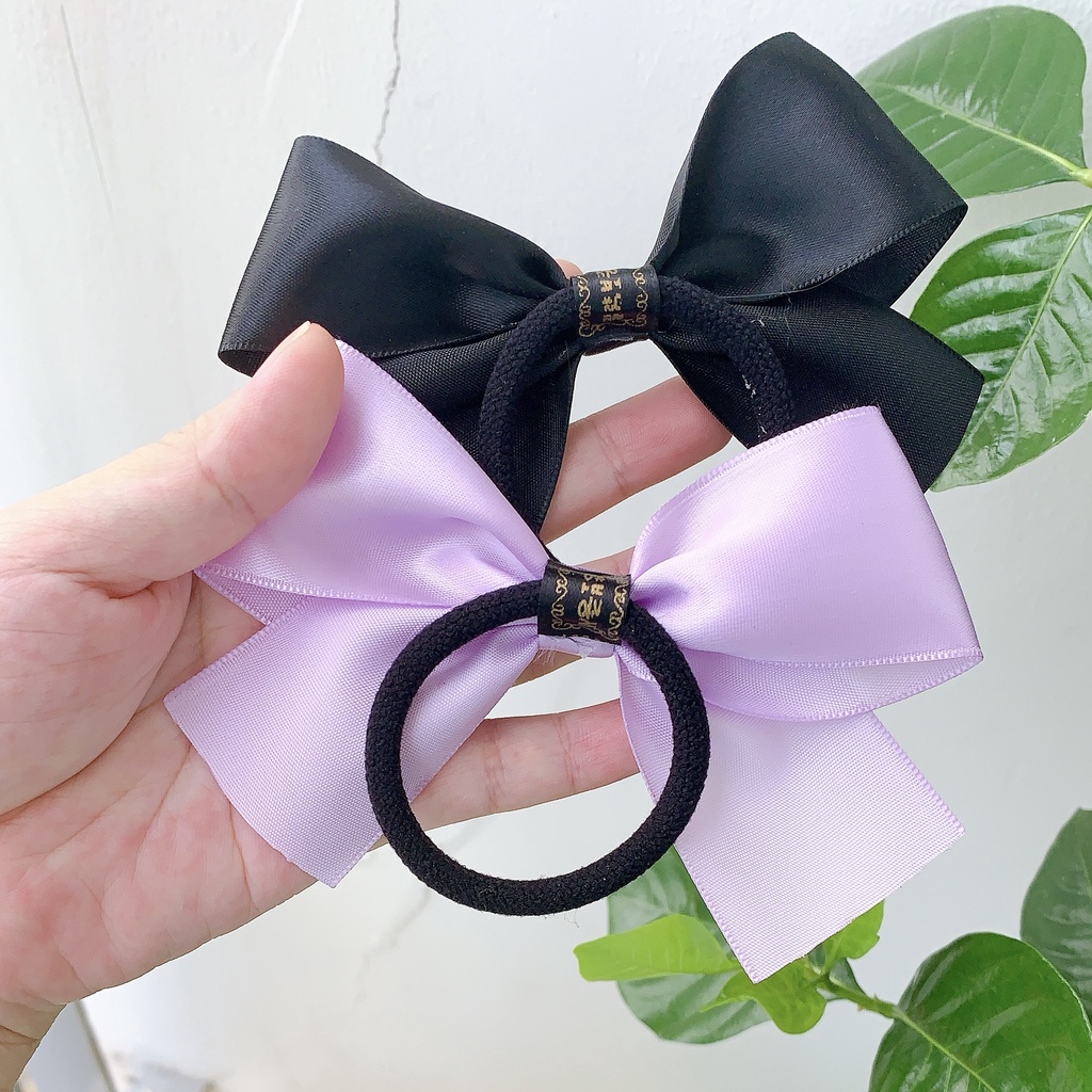 Cột tóc nơ lụa xinh xắn, kẹp tóc nơ thời trang