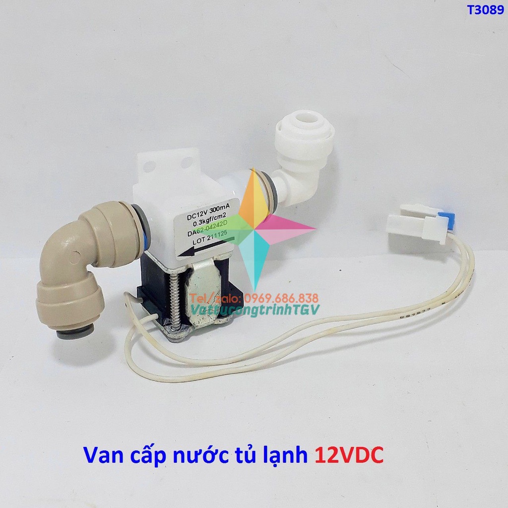 Van cấp nước tủ lạnh 12VDC