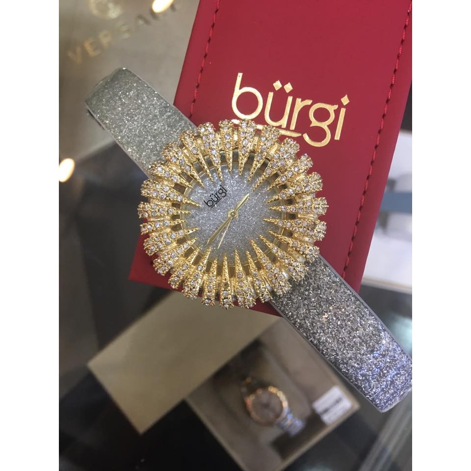 Đồng Hồ Nữ Burgi Crystal BUR112YGW