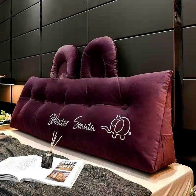 Gối tựa đầu giường Bella Ho mẫu tai thỏ nhiều màu kích thước 1.5m và 1.8m sẵn hàng