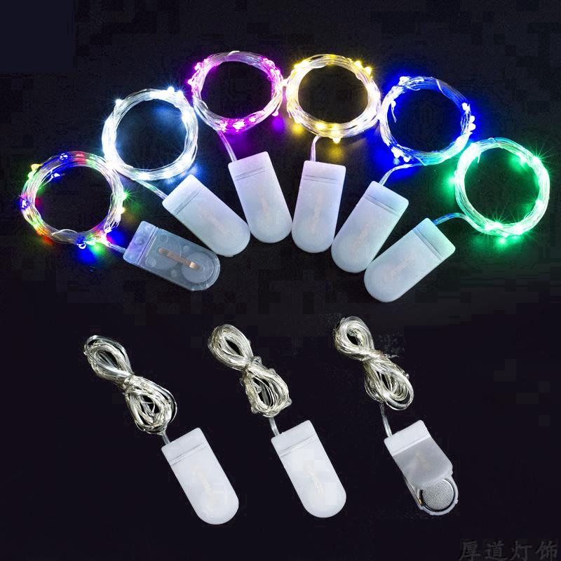 1 Dây đèn LED dài 1M 2M 3M 5M chạy pin dùng trang trí Giáng sinh