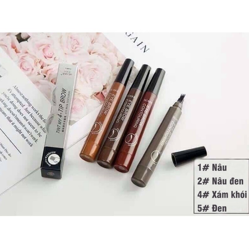 Bút chì kẻ chân mày phẩy sợi 4D chống nước lâu trôi, bút kẻ mắt dụng cụ trang điểm makeup chuyên nghiệp – Chetanic | BigBuy360 - bigbuy360.vn
