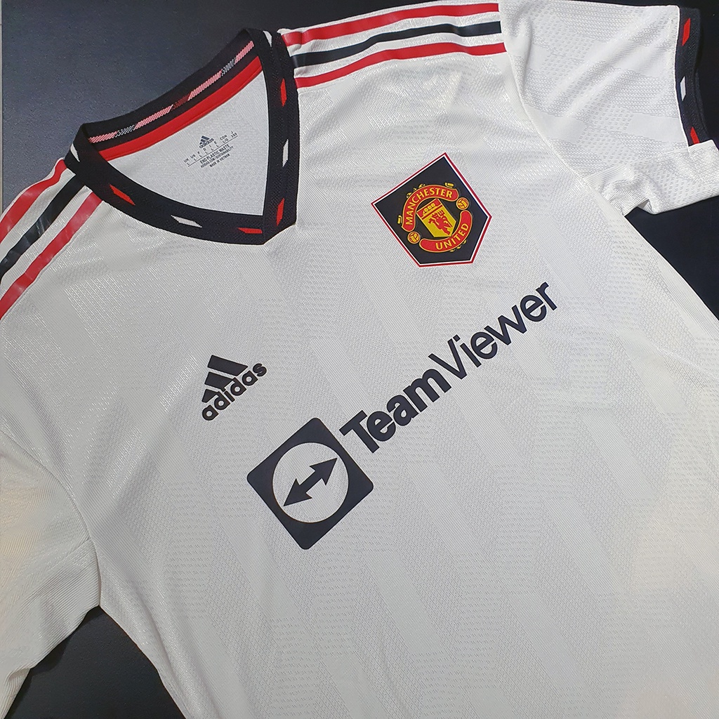 ÁO BÓNG ĐÁ MANCHESTER UNITED TRẮNG SÂN KHÁCH 22/23 – HÀNG THÁI LAN – BẢN PLAYER S.F – CHUẨN ÁO ĐẤU CẦU THỦ