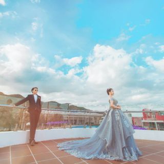 Thanh lý Váy cưới, Đầm Cưới Xám Xanh