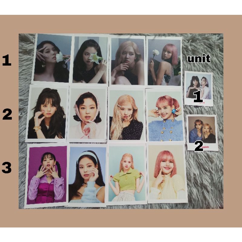 BLACKPINK POSTCARD THẺ ẢNH WELCOMING COLLECTION TRANG TRÍ ĐẦU NĂM 2022 CHO PHÒNG HỌC