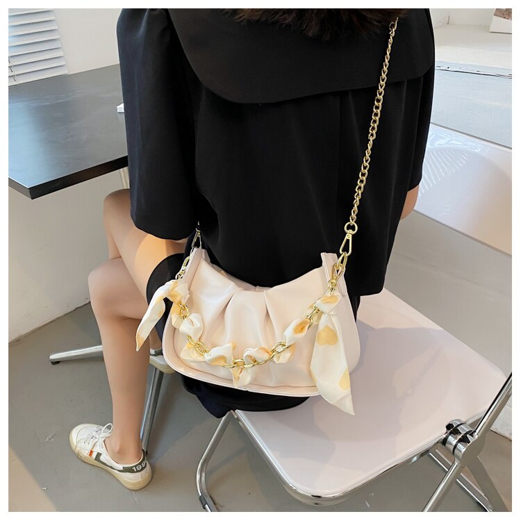 JASMIN NOIR High Quality Summer Small Fresh  2021 New Fashion Personality  Chain Women Messenger Bag