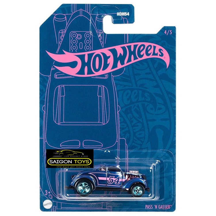 Xe mô hình Hot Wheels 54th  Anniversary Pearl & Chrome - Phiên bản  kỷ niêm 54 năm Hot Wheels