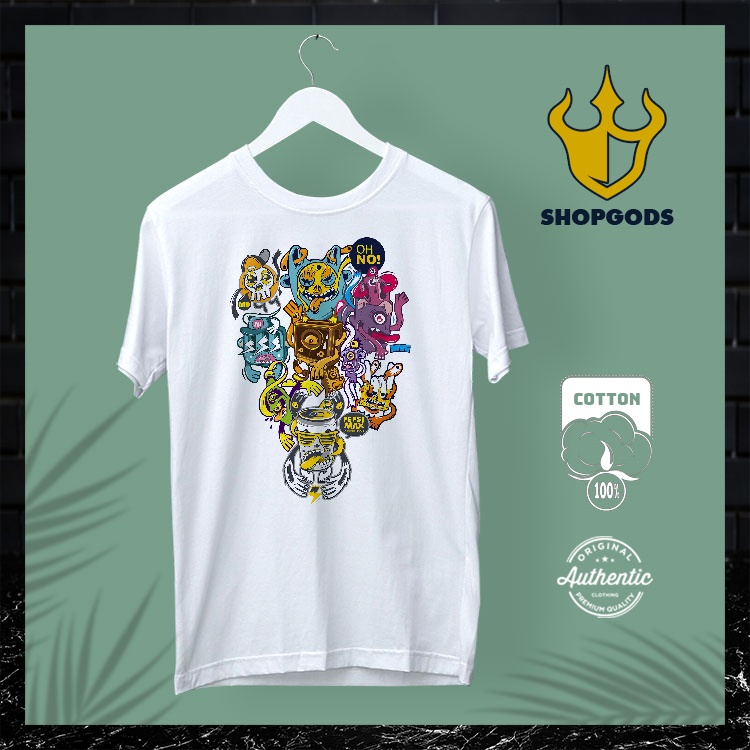 Áo Thun Nam cotton 4 chiều HipHop_517 ShopGods mẫu mới 2021 hấm hút mồ hôi hình in sắc nét không xù lông