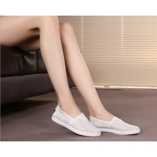 Giày clip on lưới tròn (g37)