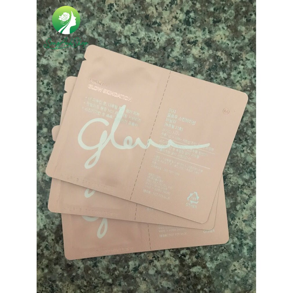 Gói dùng thử kem nền Missha glow skindation 1ml | BigBuy360 - bigbuy360.vn