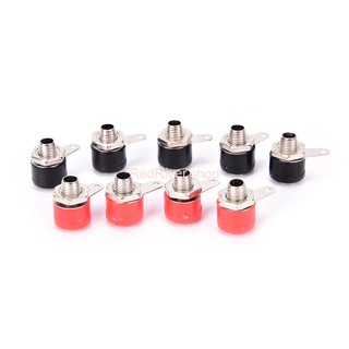 Jack bắp chuối cái 4mm - 1 cặp đỏ đen
