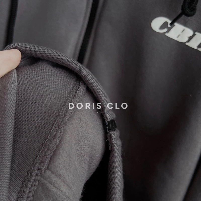 [ẢNH THẬT] Áo Nỉ Hoodie Kéo Khoá Chữ Cầu Vòng 7 Màu Thu Đông Mũ 2 Lớp  Dáng Rộng Tay Phồng Đẹp Unisex