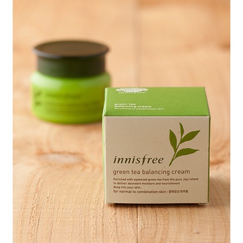 GREEN TEA BALANCING CREAM - KEM DƯỠNG DA TRÀ XANH INNISFREE (DA HỖN HỢP)