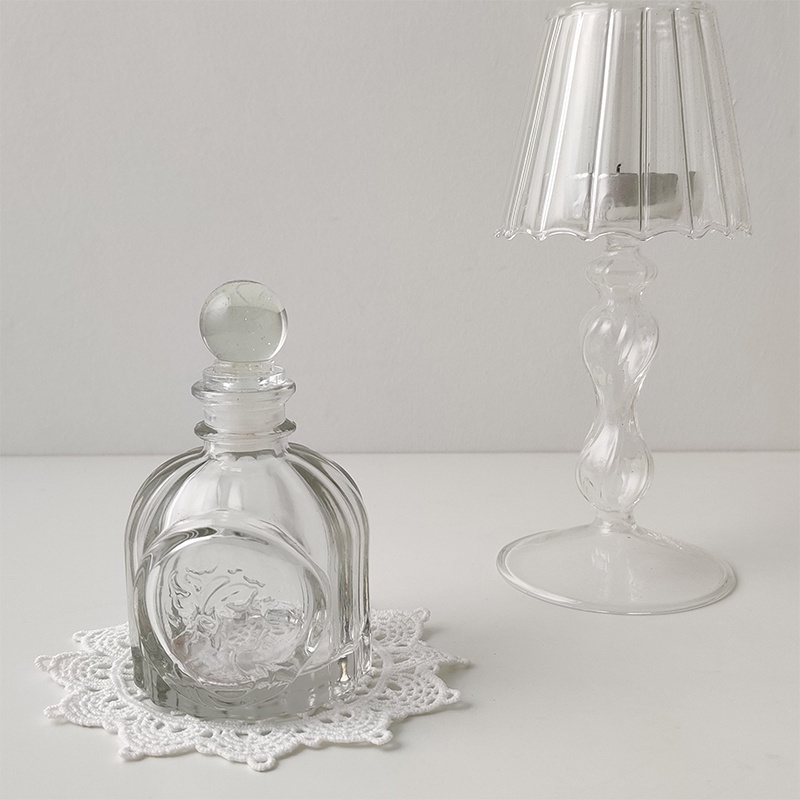 Đế lót ly ren kiểu Pháp cổ điển / Khăn trải bàn ren họa tiết phong cách vintage