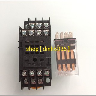 Relay, rơ le trung gian MY4N - 220V