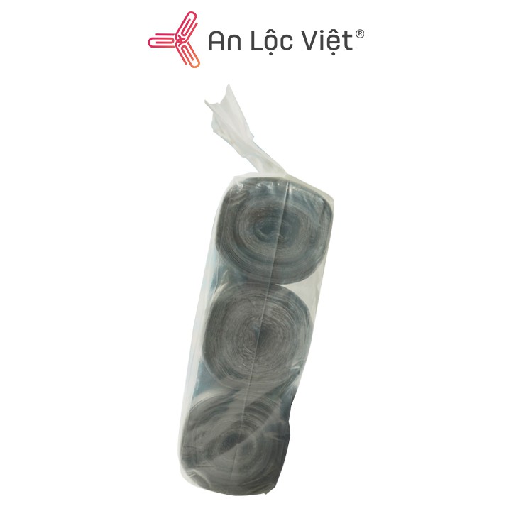 Bao rác 3 cuộn đen Trí Quang (tự phân hủy)