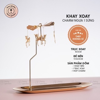 Khay nến xoay chong chóng bộ cao cấp nhiều mẫu lựa chọn heny garden - ảnh sản phẩm 4