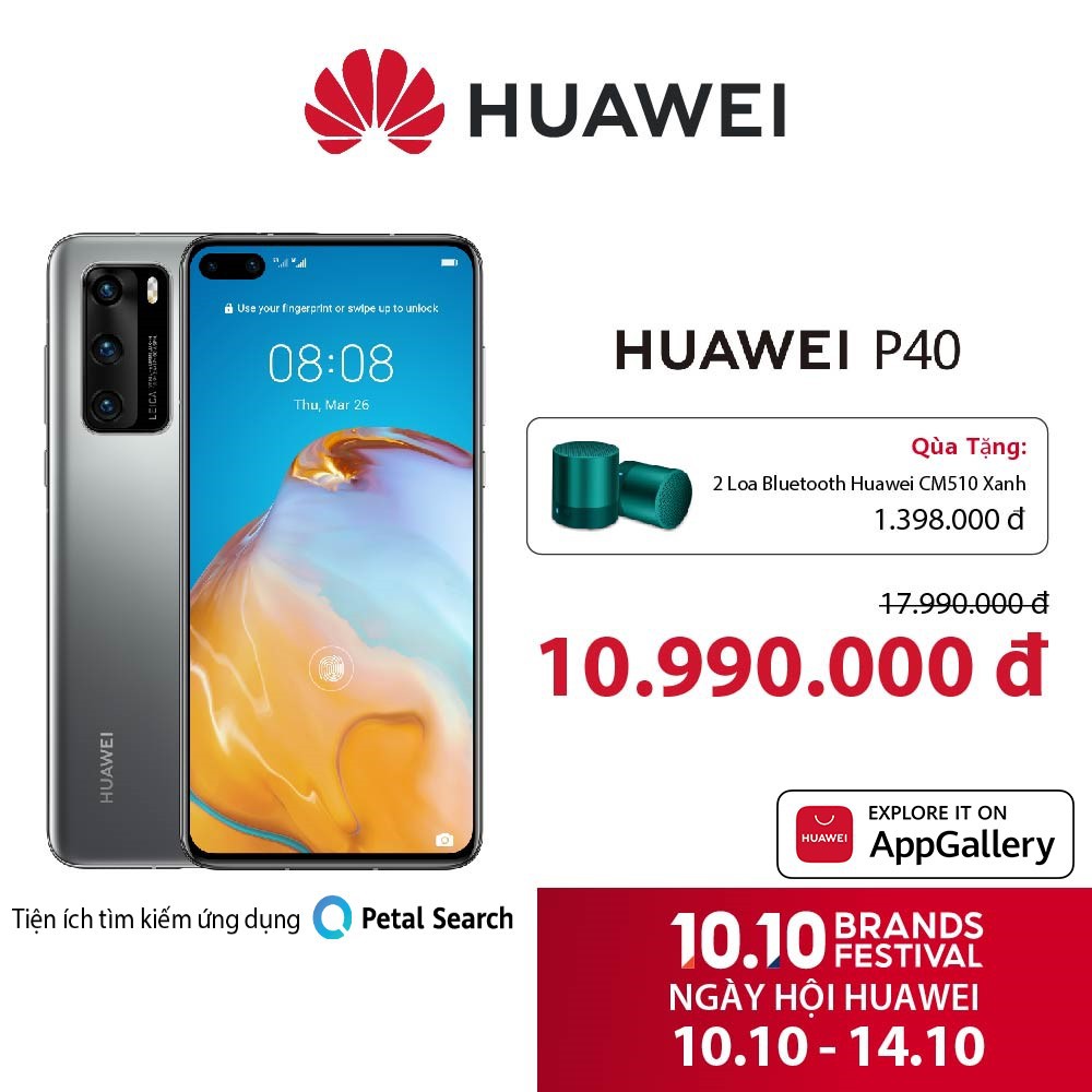 Điện thoại Huawei P40 5G - 8G/128G | WebRaoVat - webraovat.net.vn