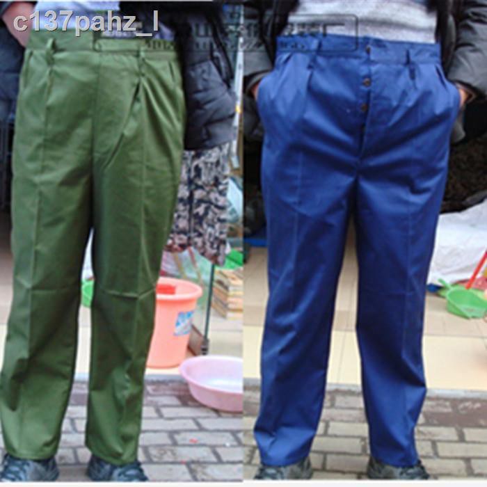 ✟ ▩ ✷☎quần bộ đội cũ, màu vàng cổ điển, polyester xanh nước biển lá cây, bọc vải kiểu quân 87, đạo cụ chụp ảnh biểu diễn