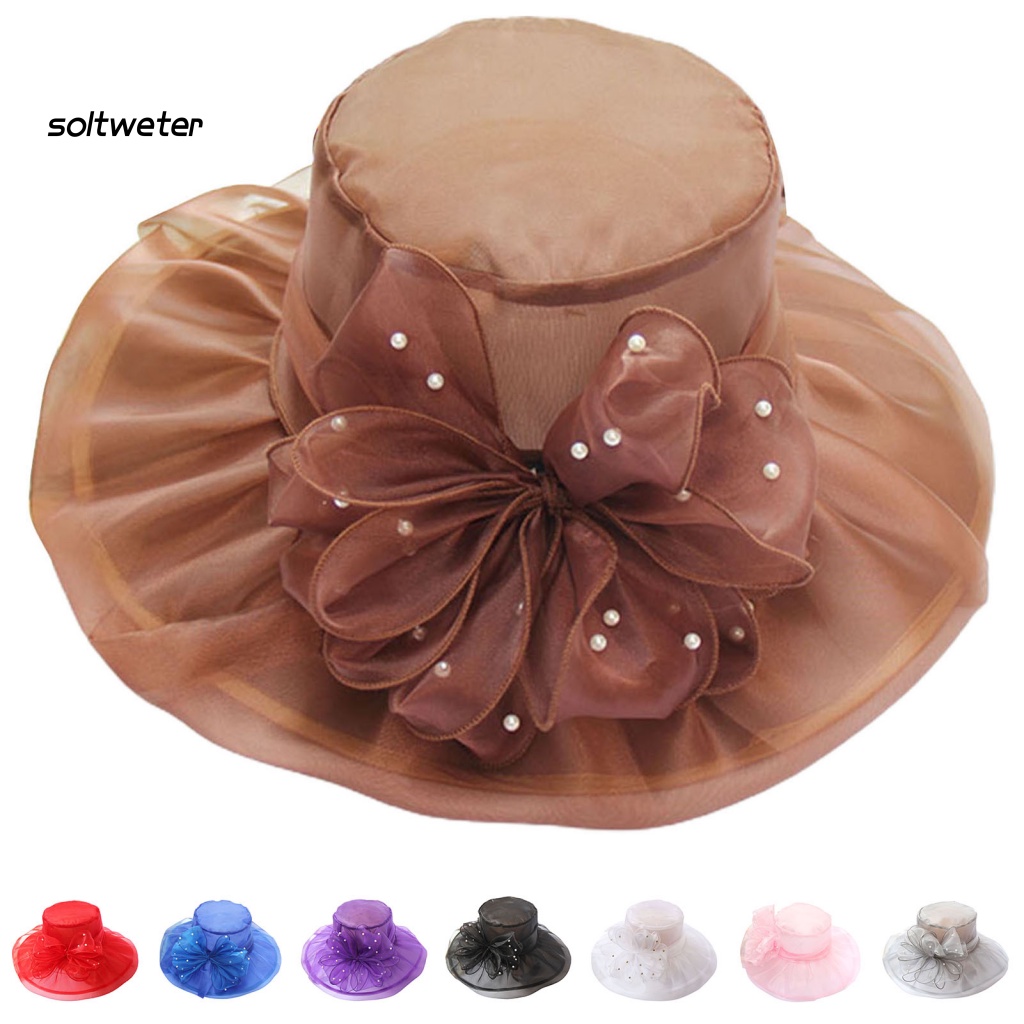 Mũ Chống Nắng Phong Cách Retro Thời Trang Cho Cô Dâu
