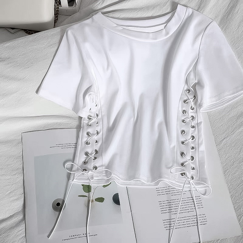 Áo croptop đan dây sườn | BigBuy360 - bigbuy360.vn