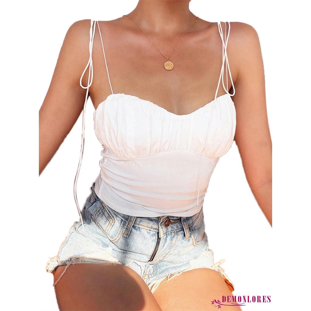 Áo Sát Nách Cổ Chữ V Thời Trang Mùa Hè Cho Nữ