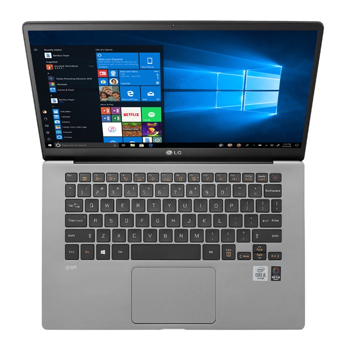 Laptop LG Gram 2020 14ZD90N-V.AX55A5 i5-1035G7 | 8GB | 512GB | Intel Iris Plus Graphics | 14" FHD | DOS