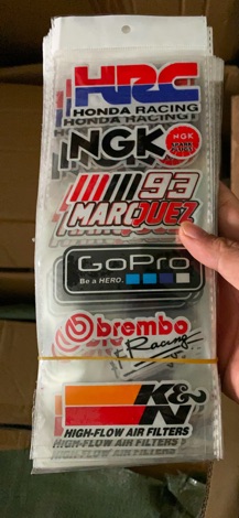 Tem logo vỉ nilong phản quang Racing 79