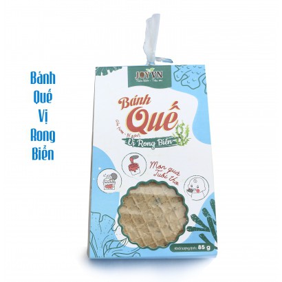 Bánh quế vị rong biển JOY VN 100% gạo thảo dược là giống gạo lứt tím có chứa lượng lớn vitamin và chất chống oxy hóa