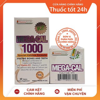✔️ mega cal k2 bổ sung 1000mg canxi