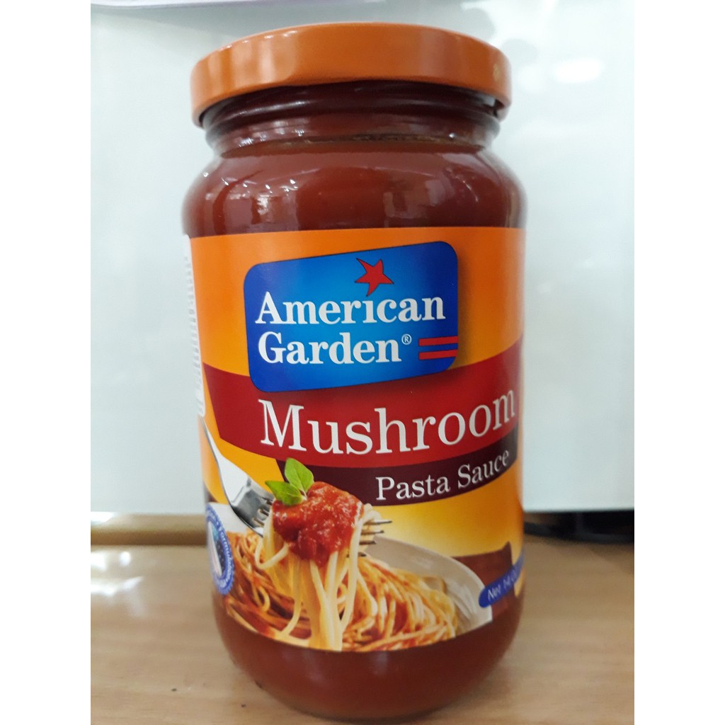 Sốt Mì Ý Nấm Hiệu American Garden 397g (American Garden Mushroom Pasta Sauce 397g)