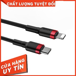 Cáp sạc nhanh 18W dùng cho iPhone, iPhone - Baseus Cafule Data Cable Type-C to iP