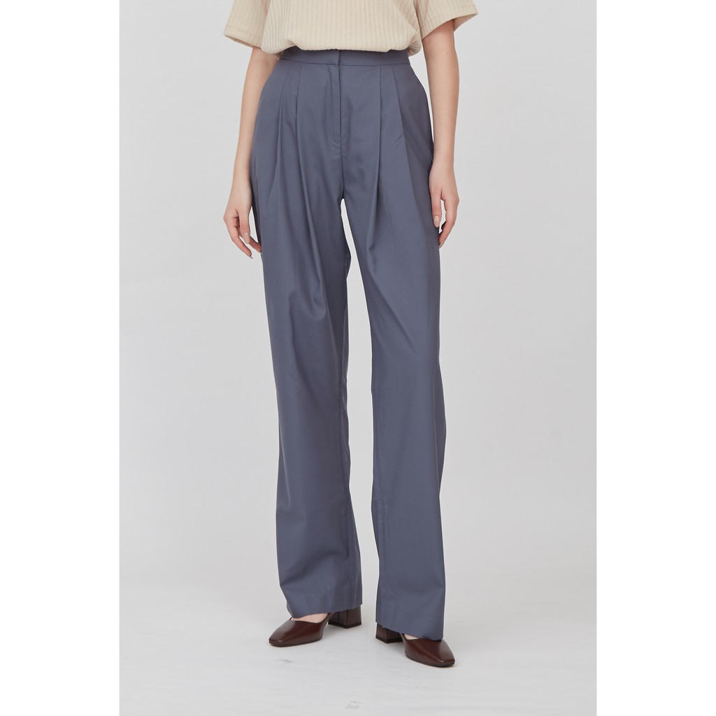 Quần Dài Vải Nhung Màu Xanh Dương Thời Trang Trẻ Trung | BigBuy360 - bigbuy360.vn