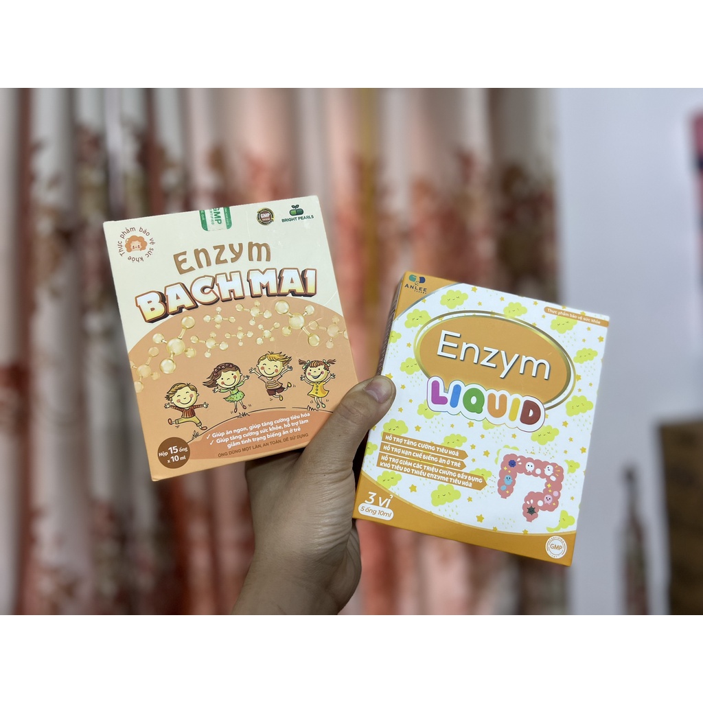 Enzym liquid và Enzym Bạch Mai hỗ trợ bé ăn ngon giúp bé khoẻ mạnh mau lớn