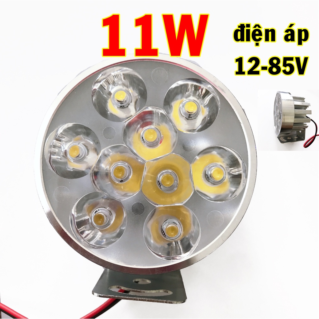 Đèn trợ sáng 11W điên áp 12-85V
