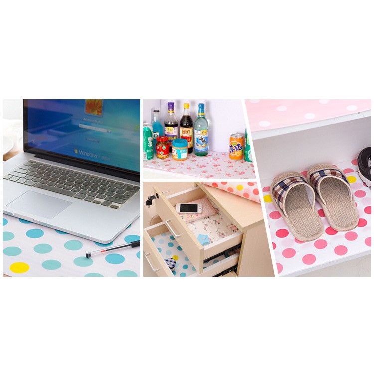 [Nhiều Mẫu] Cuộn Giấy Lót Ngăn tủ/ Bàn Chống Thấm Đa Dụng #C609