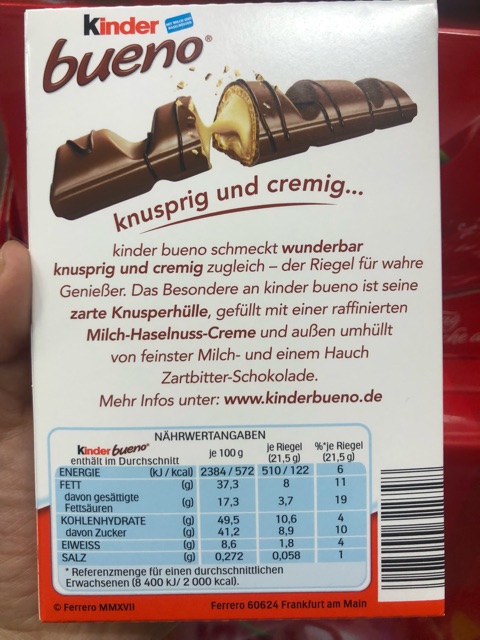 Kẹo socola kinder bueno