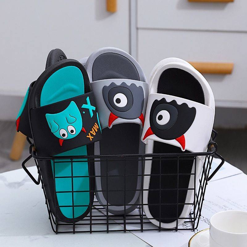 Dép đi trong nhà đế dày họa tiết hoạt hình dễ thương cho cặp đôi