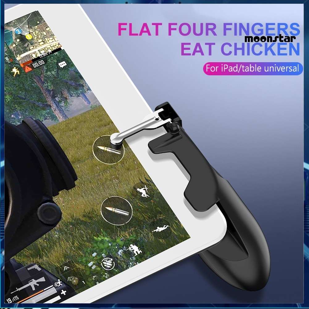 MNmoonstar 1 Pair H7 Mobile Game Handle Tablet Trigger Gaming Controller Gamepad Joystick