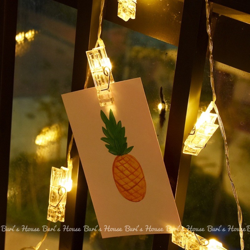 Đèn dây kẹp ảnh