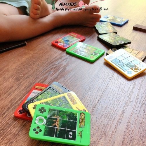 Đồ chơi khủng long ghép hình trượt 3D - Đồ chơi xếp hình kích thích tư duy cho bé